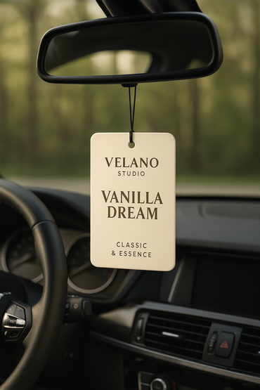 Velano Studio – Vanilla Dream | Classic & Essence Premium Araç Kokusu