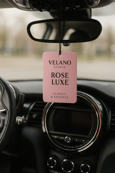 Velano Studio – Rose Luxe | Classic & Essence Premium Araç Kokusu