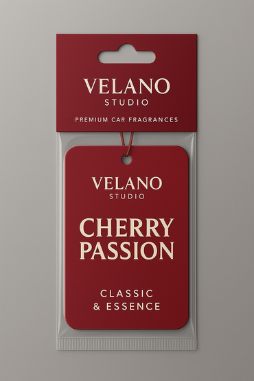 Velano Studio – Cherry Passion | Classic & Essence Series Premium Araç Kokusu