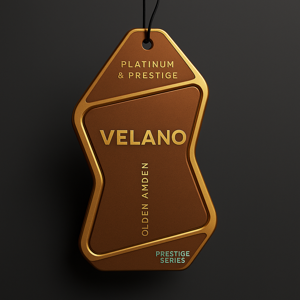 Velano Platinum & Prestige – Golden Amber | Premium Car Fragrance