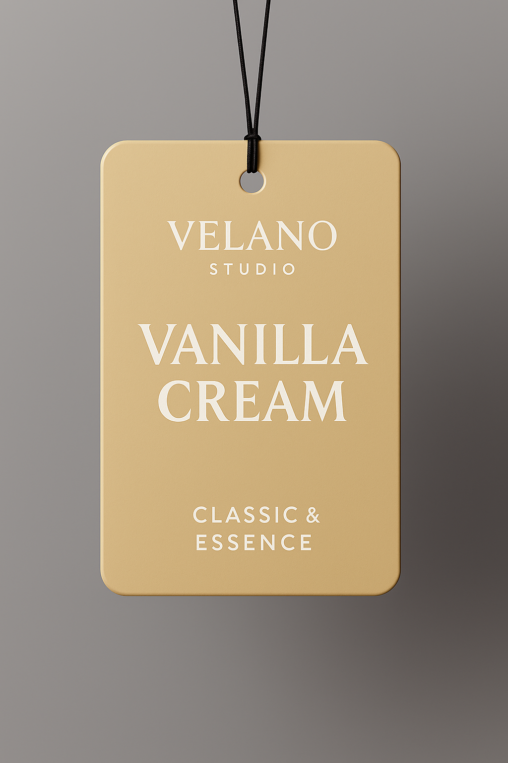 Velano Studio – Vanilla Cream | Classic & Essence Series Premium Araç Kokusu