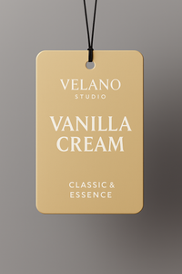 Velano Studio – Vanilla Cream | Classic & Essence Series Premium Araç Kokusu