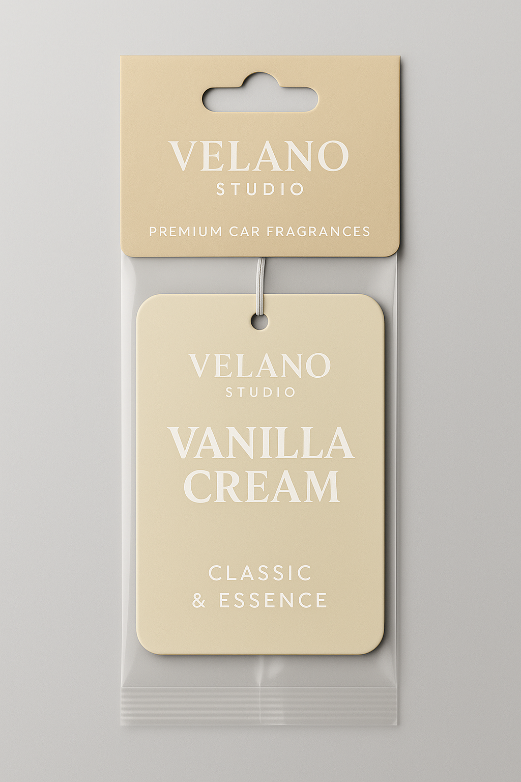 Velano Studio – Vanilla Cream | Classic & Essence Series Premium Araç Kokusu