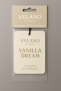 Velano Studio – Vanilla Dream | Classic & Essence Premium Araç Kokusu