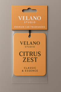 Velano Studio – Citrus Zest | Classic & Essence Premium Araç Kokusu