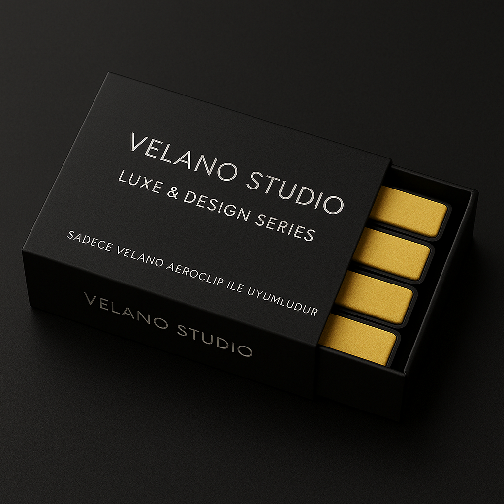 Velano Studio AeroClip Kartuşları | 5'li Luxe & Design Set