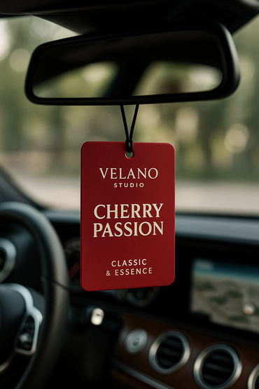 Velano Studio – Cherry Passion | Classic & Essence Series Premium Araç Kokusu